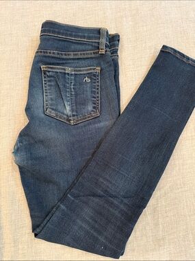 rag & bone Dark Blue Skinny Jeans for Women